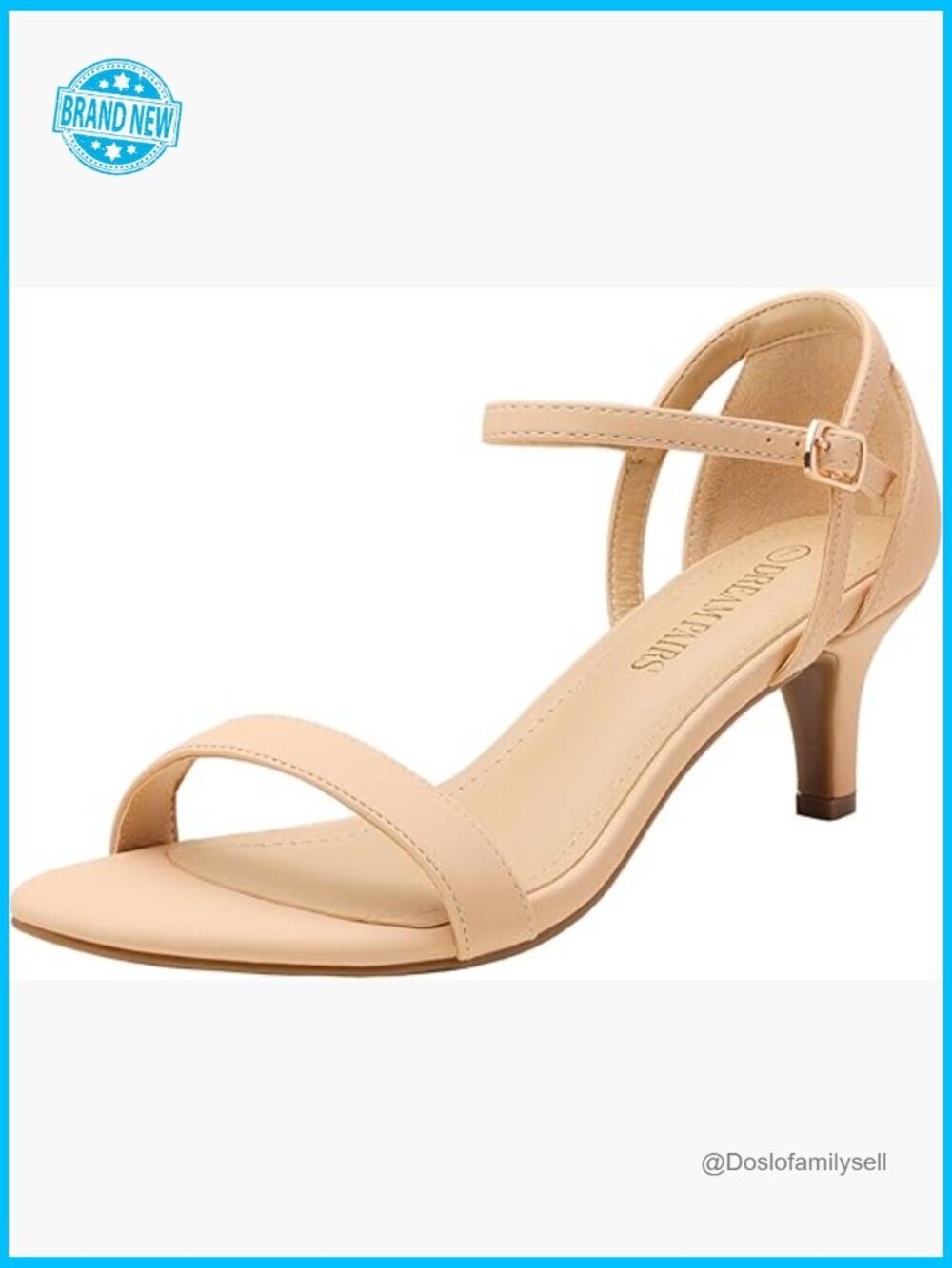 Stiletto Heel Sandals Open Toe Ankle Strap Rhinestone Elegant Wedding
